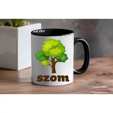 FA-szom bögre - színes belsővel - VÁLASSZ SZÍNT!