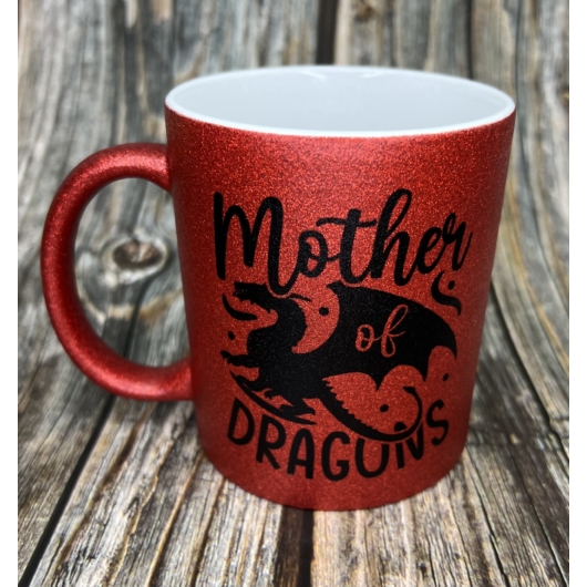 Mother of dragons bögre - többféle csillogós