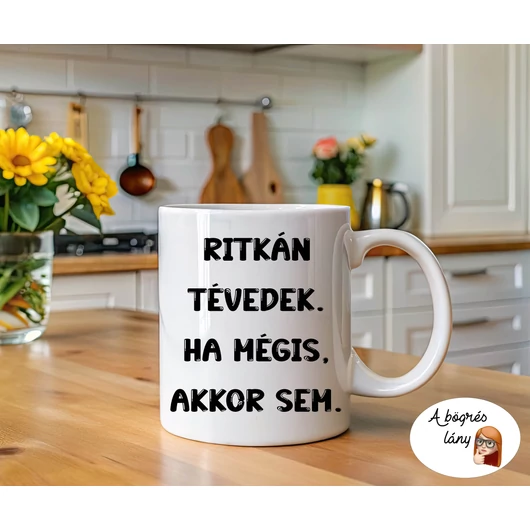 Ritkán tévedek bögre