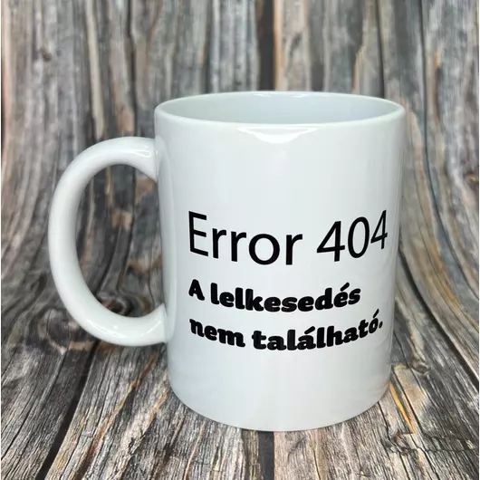 Error 404 bögre